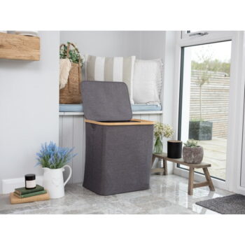 Látkový kôš na bielizeň 70 l Bamboo – Addis – Obrázok 6