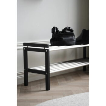 Biela skrinka na topánky z dubového dreva Confetti – Rowico – Obrázok 3