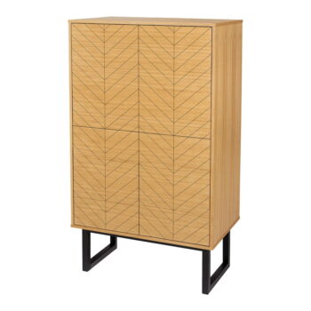 Komoda v dekore dubového dreva Woodman Camden Herringbone – Obrázok 2