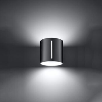 Sivé nástenné svietidlo Vulco – Nice Lamps - Image 4