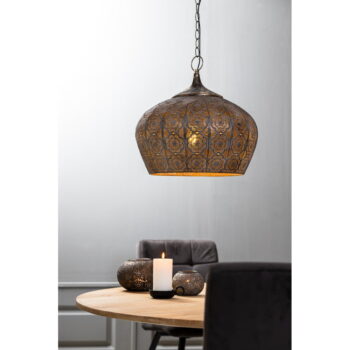 Stropné svietidlo v medenej farbe ø 43,5 cm Emine - Light & Living - Image 2
