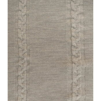 Béžový pléd 200x220 cm Trenza – Oyo Concept - Image 4