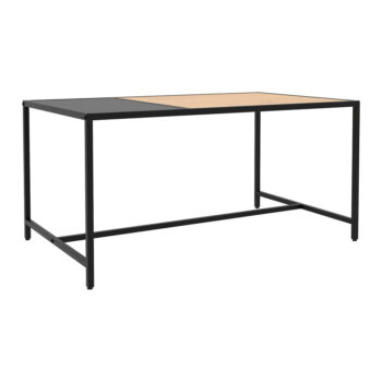 Čierny/v prírodnej farbe konferenčný stolík 60x100 cm Altino – Unique Furniture – Obrázok 3
