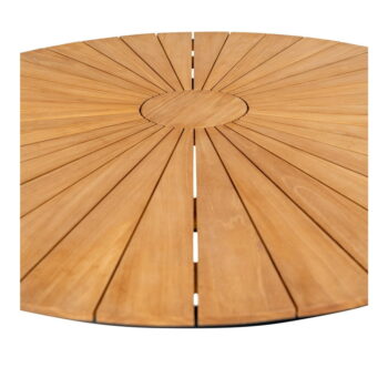 Okrúhly jedálenský stôl z tíkového dreva ø 130 cm Cleveland – House Nordic - Image 7