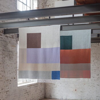Zelená/v tehlovej farbe deka 125x190 cm Brick – Mette Ditmer Denmark - Image 4
