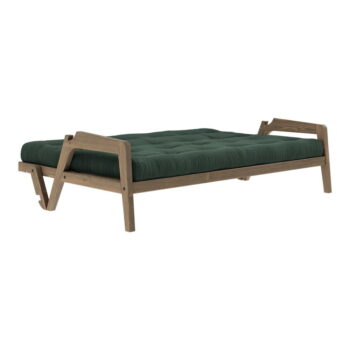 Zelená menčestrová rozkladacia pohovka 204 cm Grab - Karup Design - Image 7