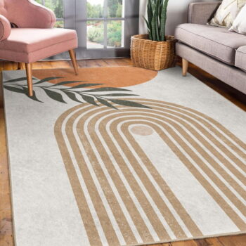 Krémový prateľný koberec 120x180 cm Dot Arch – Mila Home – Obrázok 3