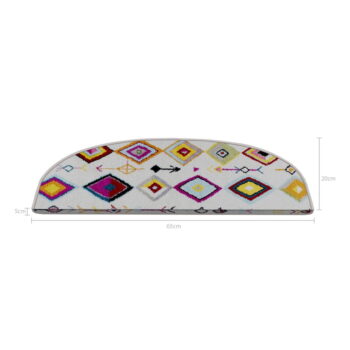 Nášľapy na schody v súprave 16 ks 20x65 cm Ethnic – Vitaus - Image 3
