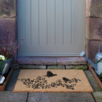 Rohožka z kokosového vlákna 40x60 cm Birds On a Tree – Artsy Doormats - Image 7