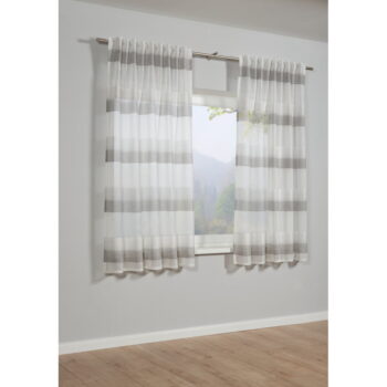 Sivá záclona 175x140 cm Etamine - Gardinia - Image 2