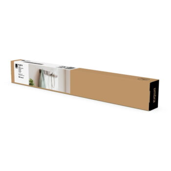 Sivý nástenný vešiak z topoľového dreva Flip - Umbra - Image 9