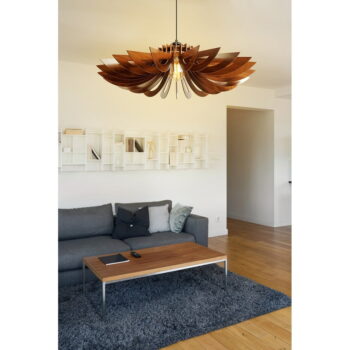 Závesné svietidlo v prírodnej farbe ø 68 cm – Opviq lights - Image 2