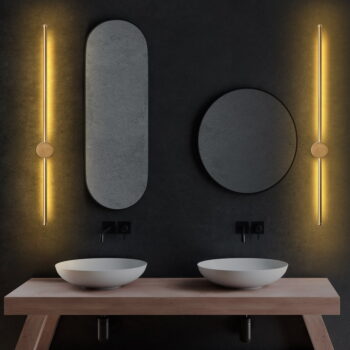 LED nástenné svietidlo v zlatej farbe ø 7 cm Sword – Opviq lights - Image 8