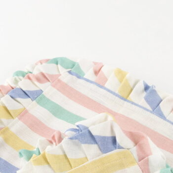 Ľanové obrúsky v súprave 4 ks Multi Stripe – Meri Meri – Obrázok 4
