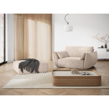 Béžová podnožka Vanda - Mazzini Sofas - Image 3