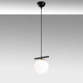 Čierno-biele závesné svietidlo Opviq lights Üzüm - Image 4