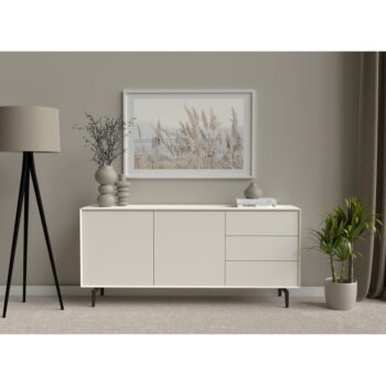 Biela nízka závesná komoda 168x61 cm Wall – Tenzo – Obrázok 10