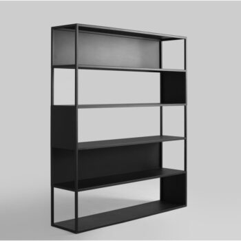 Čierna knižnica CustomForm Hyller, 150 × 180 cm – Obrázok 6