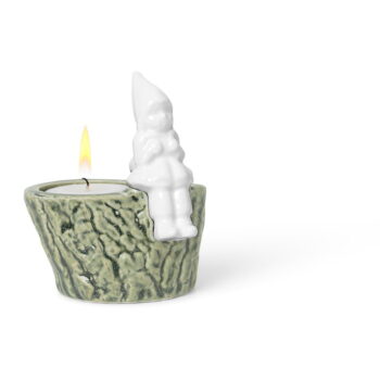 Vianočný svietnik z porcelánu a kameniny Kähler Design Christmas Tales, dĺžka 8,5 cm – Obrázok 5