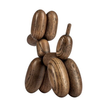 Drevená soška (výška 14,5 cm) Ballon Dog – Boyhood - Image 4