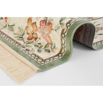 Zeleno-krémový koberec z viskózy 135x195 cm Oriental – Nouristan – Obrázok 3