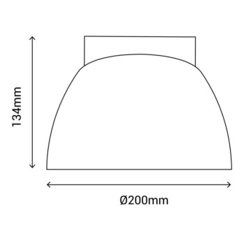 LED závesné vonkajšie svietidlo ø 20 cm – SULION - Image 4
