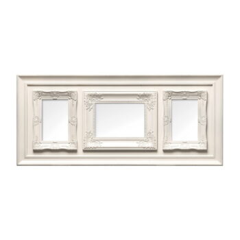 Krémový plastový rámček 70x31 cm Vintage – Premier Housewares