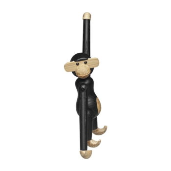 Soška z masívneho dubového dreva Kay Bojesen Denmark Monkey Hanging - Image 2