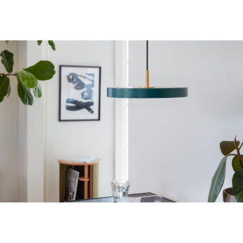 Tmavozelené LED závesné svietidlo s kovovým tienidlom ø 31 cm Asteria Mini – UMAGE
