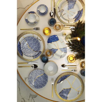 28-dielna súprava porcelánového riadu Kütahya Porselen Cracks – Obrázok 8