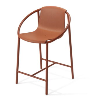 Plastová barová stolička v tehlovej farbe 90 cm Ringo – Umbra – Obrázok 8