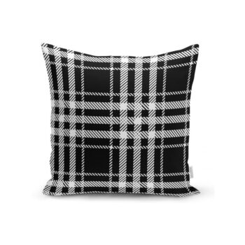 Súprava 4 vianočných obliečok na vankúš a behúň na stôl Minimalist Cushion Covers Reindeer and Stars - Image 4
