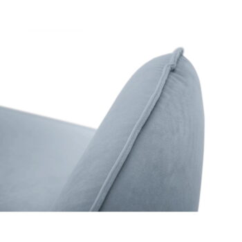 Svetlomodrá zamatová pohovka 200 cm Vienna – Cosmopolitan Design – Obrázok 4