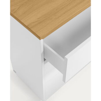 Biela nízka komoda 90x75 cm Abilen – Kave Home - Image 4