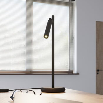 Čierna stolová lampa (výška  43 cm) Fideus – Nice Lamps – Obrázok 6