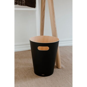Drevený odpadkový kôš 7,5 l Woodrow – Umbra - Image 3