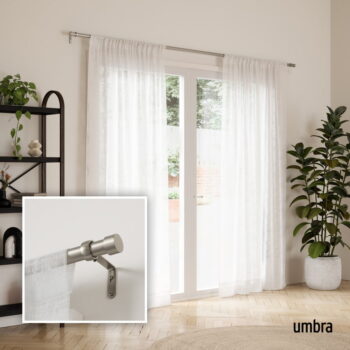 Roztiahnuteľná garniža z nehrdzavejúcej ocele 305 - 457 cm Cappa – Umbra - Image 9