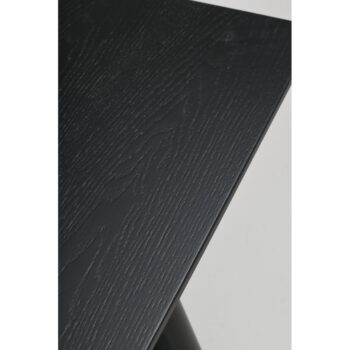 Čierny jedálenský stôl Rowico Lotta, 180 x 90 cm - Image 3
