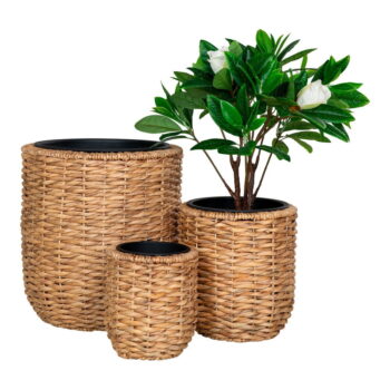 Kvetináče z vodného hyacintu v súprave 3 ks ø 49 cm Hanoi – House Nordic – Obrázok 3