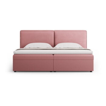 Ružová boxspring posteľ s úložným priestorom 180x200 cm Arendal – Cosmopolitan Design - Image 5