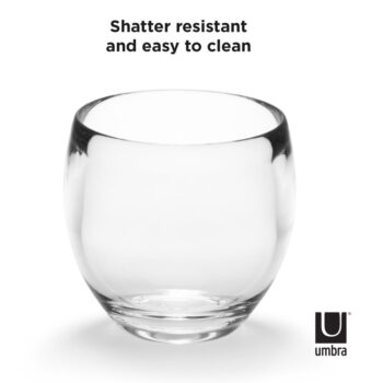 Plastový téglik na zubné kefky Droplet – Umbra - Image 4