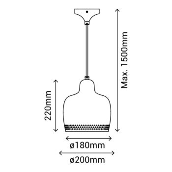 Zelené závesné svietidlo SULION Isa, výška 150 cm - Image 3