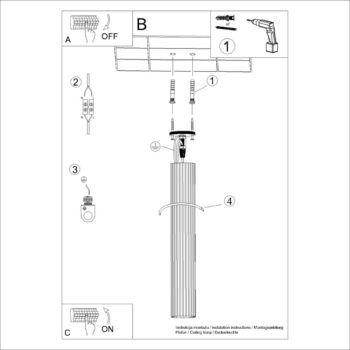 Krémové stropné svietidlo Gleam – Nice Lamps - Image 2