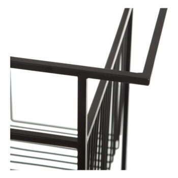 Servírovací stolík na kolieskach so sklenenou doskou 40x67 cm – Ixia - Image 5
