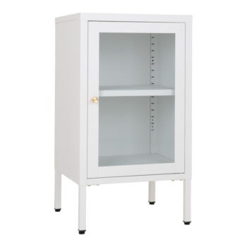 Biela kovová vitrína 38x70 cm Dalby – House Nordic - Image 2