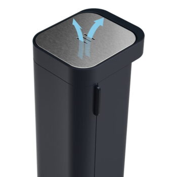 Tmavomodrý pedálový oceľový odpadkový kôš 40 l Porta – Joseph Joseph - Image 7