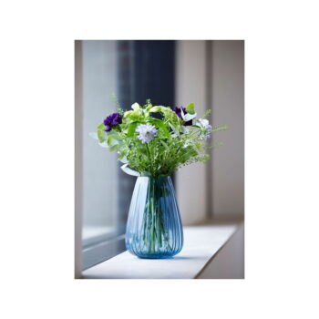 Modrá sklenená váza Bitz Kusintha, výška 22 cm - Image 3
