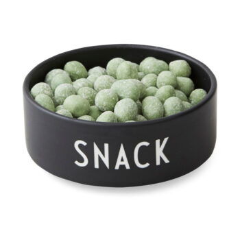 Čierna porcelánová miska Design Letters Snack, ø 12 cm - Image 2