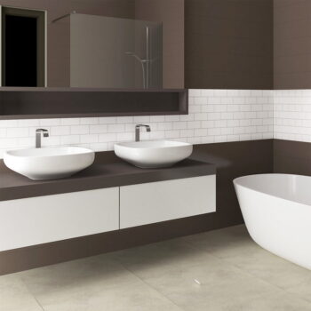 Súprava samolepiek na kachličky 30 ks 20x10 cm Subway Tiles White - Ambiance - Image 6