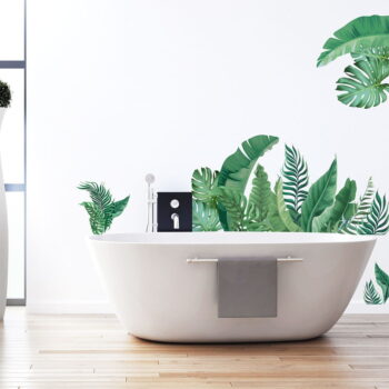 Samolepka na stenu 60x90 cm Tropical Leaves - Ambiance – Obrázok 5
